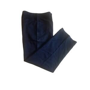 J.Jill Women's Casual Pants size 8 Dark Blue Wide Leg 100% Tencel Lyocell